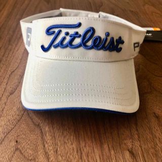 タイトリスト(Titleist)のTitleist（タイトリスト）サンバイザー  メンズ　ホワイト(その他)