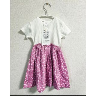 ザラキッズ(ZARA KIDS)のzara 花柄ワンピース　新品タグ付き(ワンピース)