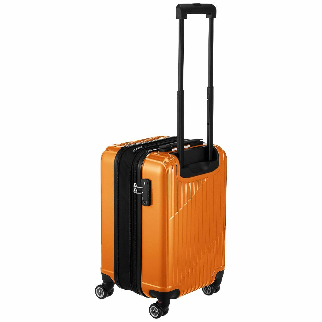 【色: オレンジ】エース スーツケース キャリーケース キャリーバッグ 機内持ち