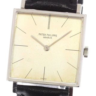 パテックフィリップ(PATEK PHILIPPE)のパテックフィリップ PATEK PHILIPPE 3503 パーフェクトスクエア ヴィンテージ K18WG Cal.173 手巻き メンズ 内箱付き_741419(腕時計(アナログ))