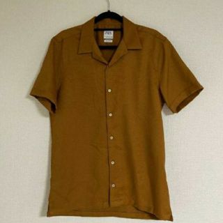 ザラ(ZARA)のzara　リラックスフィット オープンカラーシャツ(Tシャツ/カットソー(七分/長袖))