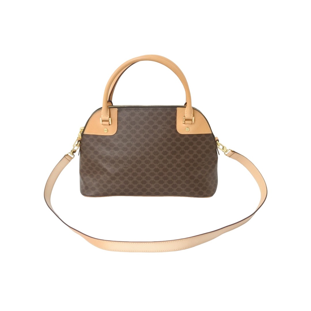 ショップ celine - CELINE マカダム柄 2way ハンドバッグの通販 by