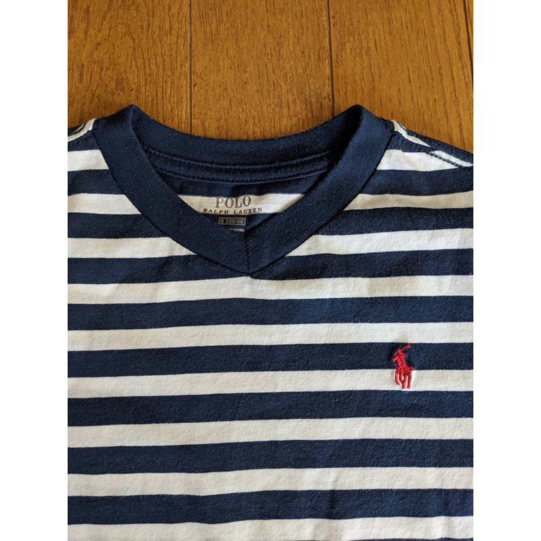 Ralph Lauren(ラルフローレン)のラルフローレン　120   ボーダーTシャツ キッズ/ベビー/マタニティのキッズ服男の子用(90cm~)(Tシャツ/カットソー)の商品写真