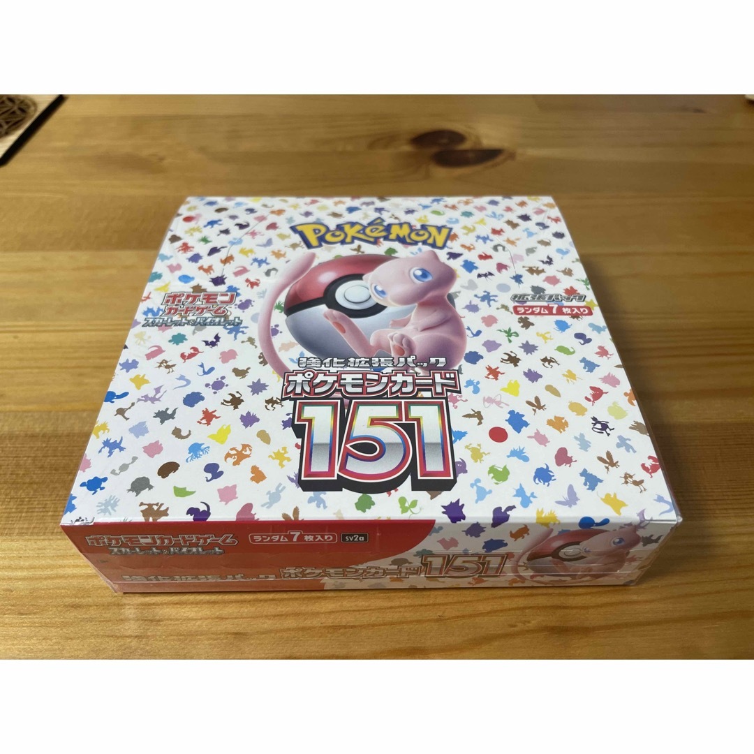 ポケモンカード 151 BOX シュリンク付き　ポケカ　1ボックス