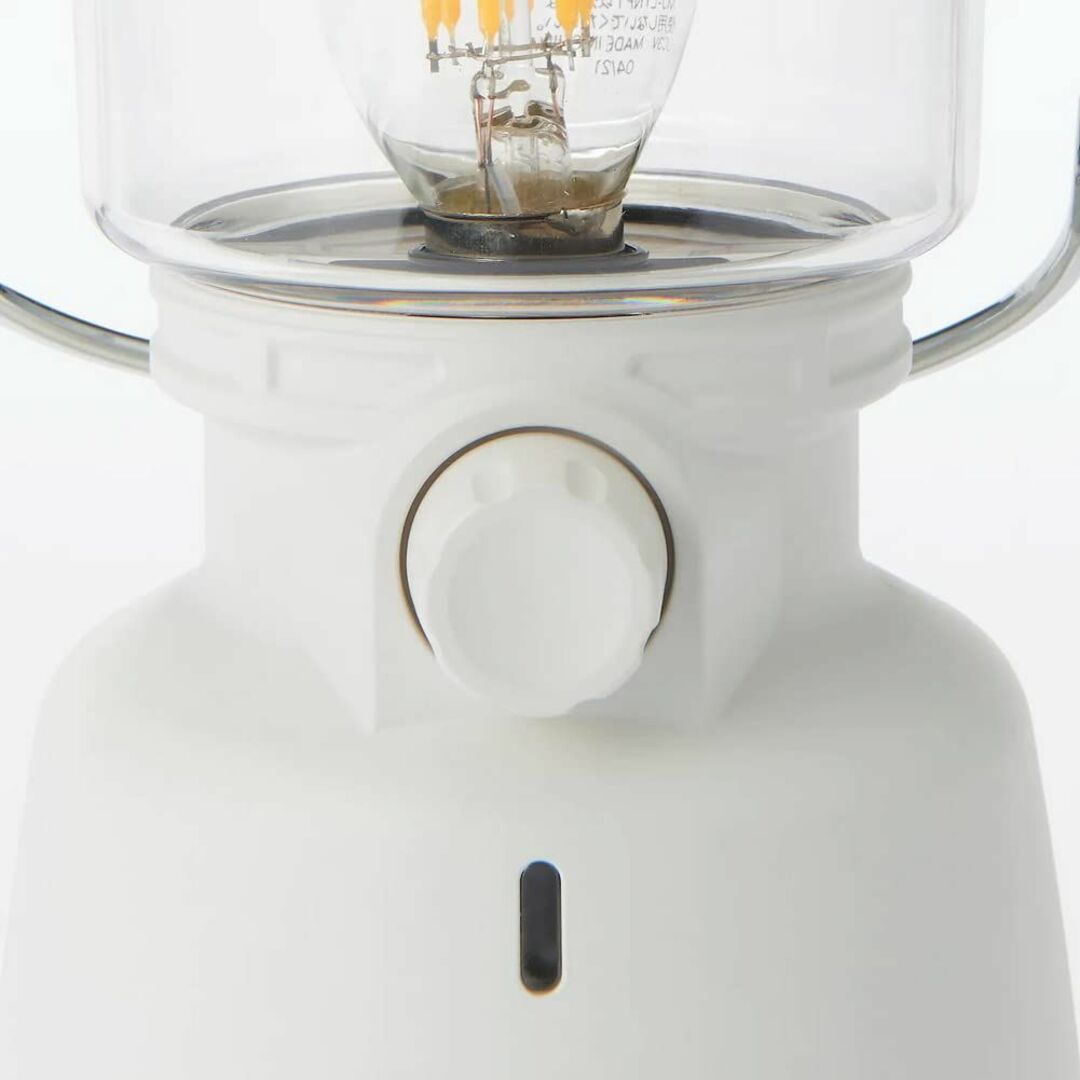 無印良品 LEDランタン 白 φ101.5×高さ203mm MJ-LTNF144 LEDランタン MJ−LTNF1