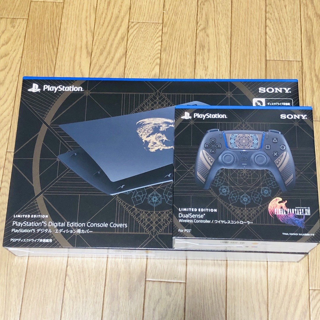 PS5 FF16 カバー DualSense コントローラーセット ...