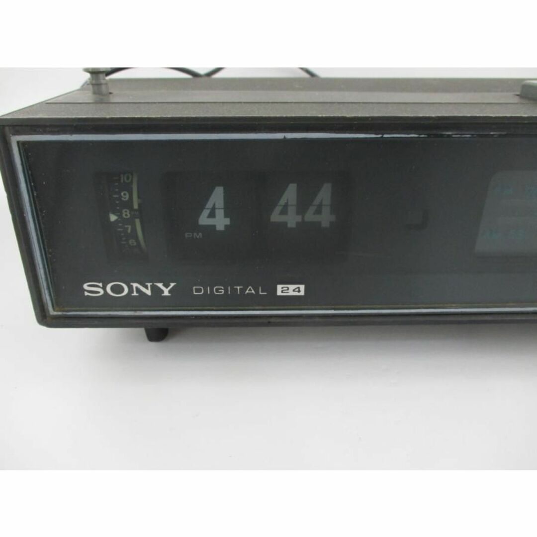 SONY(ソニー)のソニー DIGITAL24 デジタル24 パタパタ時計 ラジオ アンティーク スマホ/家電/カメラのオーディオ機器(ラジオ)の商品写真