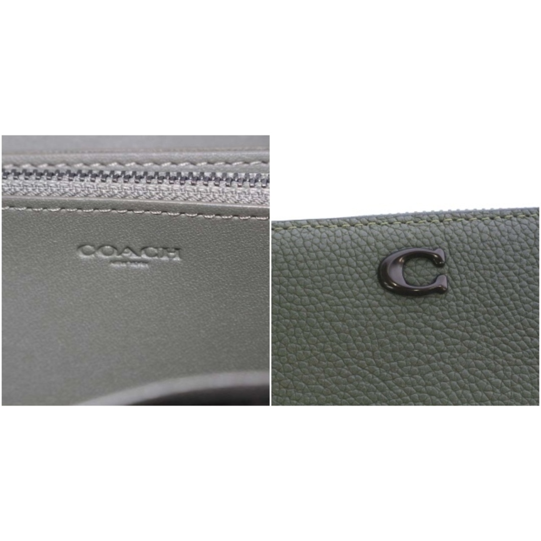 COACH(コーチ)のコーチ アコーディオン ジップ  アーミーグリーン CC489 V5ARY レディースのファッション小物(財布)の商品写真