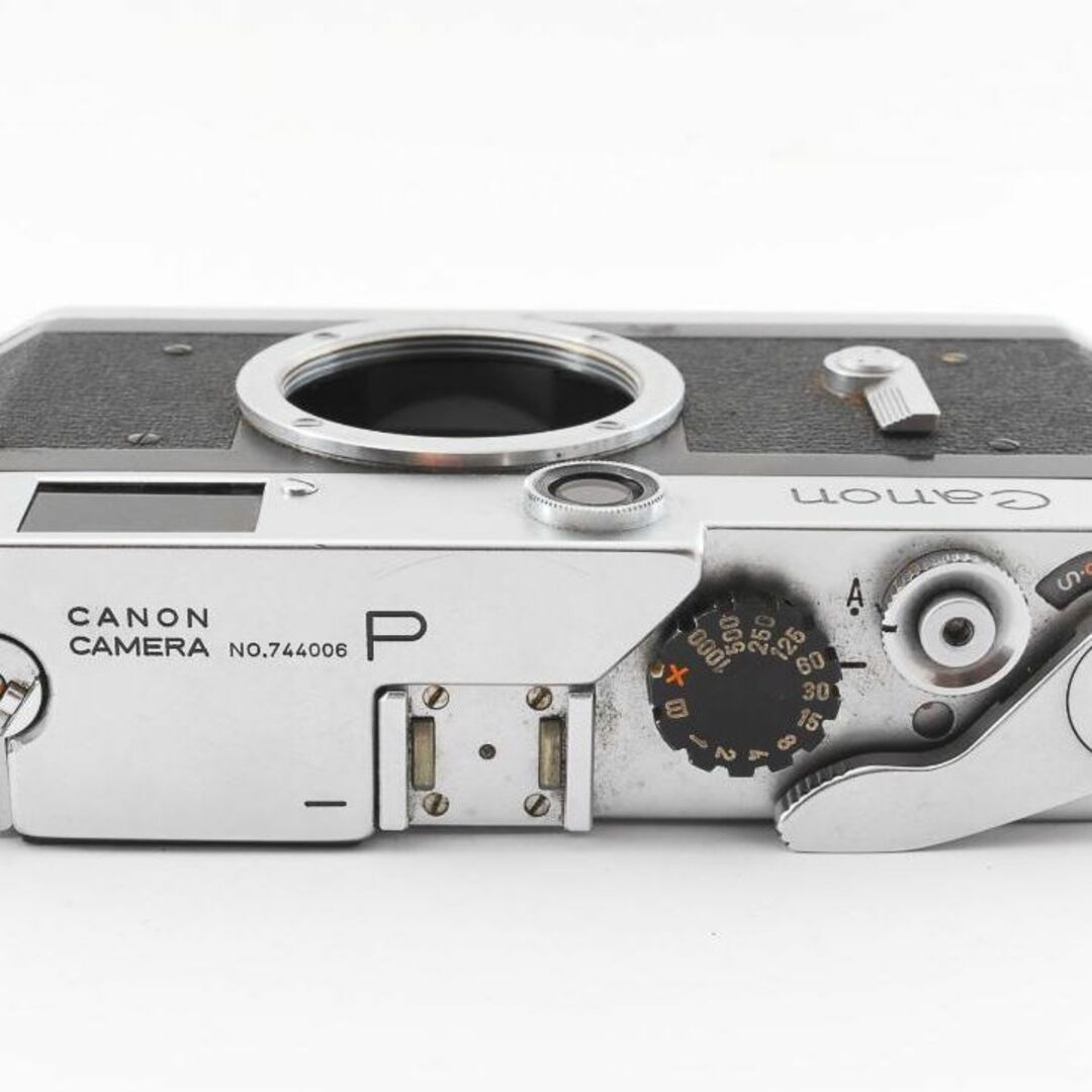 Canon(キヤノン)の【C2953】Canon P型 Populaire ボディのみ シルバー スマホ/家電/カメラのカメラ(フィルムカメラ)の商品写真