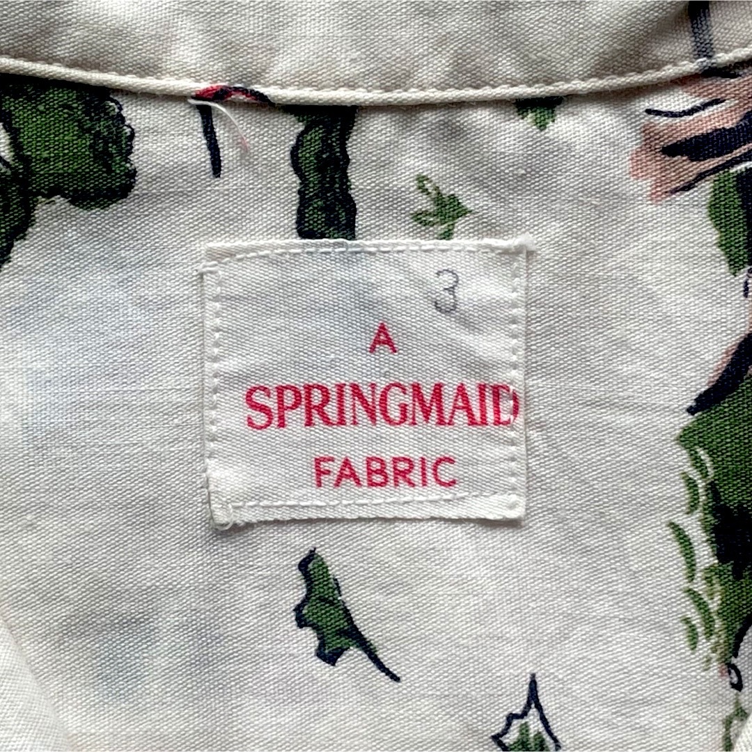 スペシャル！50s SPRINGMAID コットンプルオーバーシャツ L-XL