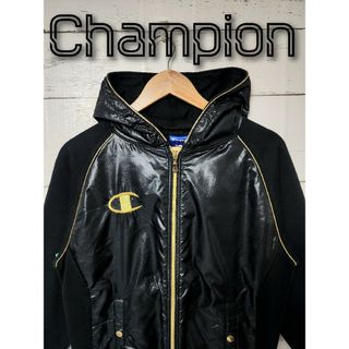 チャンピオン(Champion)の《大人気》Champion チャンピオン ジャージ ジャケット ナイロン 黒 M(ジャージ)