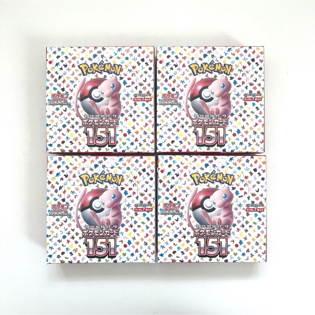【新品未開封】ポケモンカード 151 シュリンクなし 4BOX | フリマアプリ ラクマ