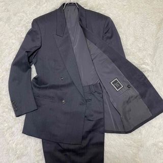 希少 90s クリスチャンディオール カシミヤ ストライプ ダブル
