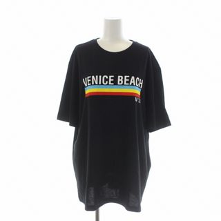 ヌメロヴェントゥーノ VENCEBEACH Tシャツ 半袖 L 黒 マルチカラー