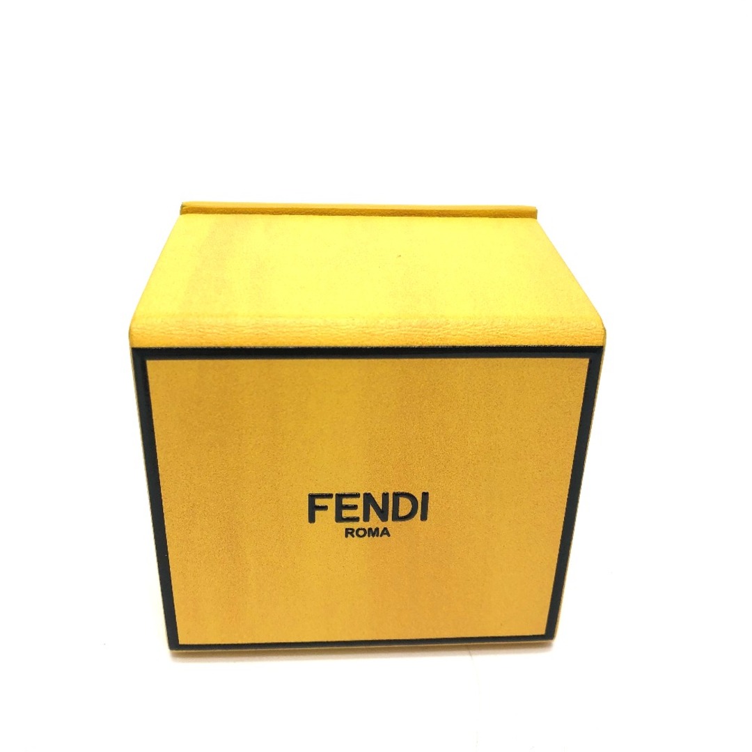 FENDI - フェンディ FENDI ミニボックス 7AR894 ロゴ/小物 チャーム キーホルダー レザー イエロー 新品同様の通販 by