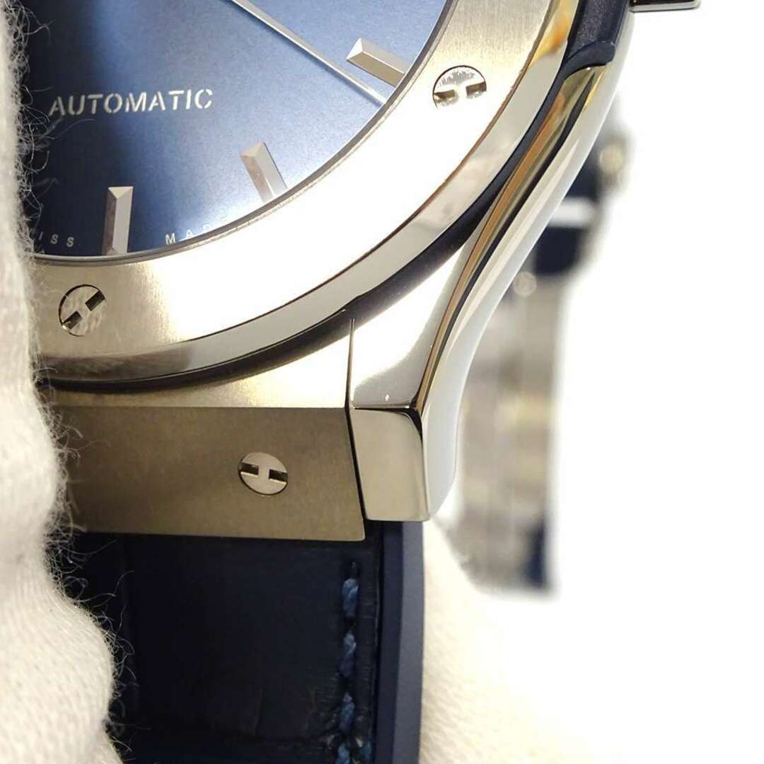 ウブロ クラシック フュージョン チタニウム ブルー 511.NX.7170.LR HUBLOT 腕時計