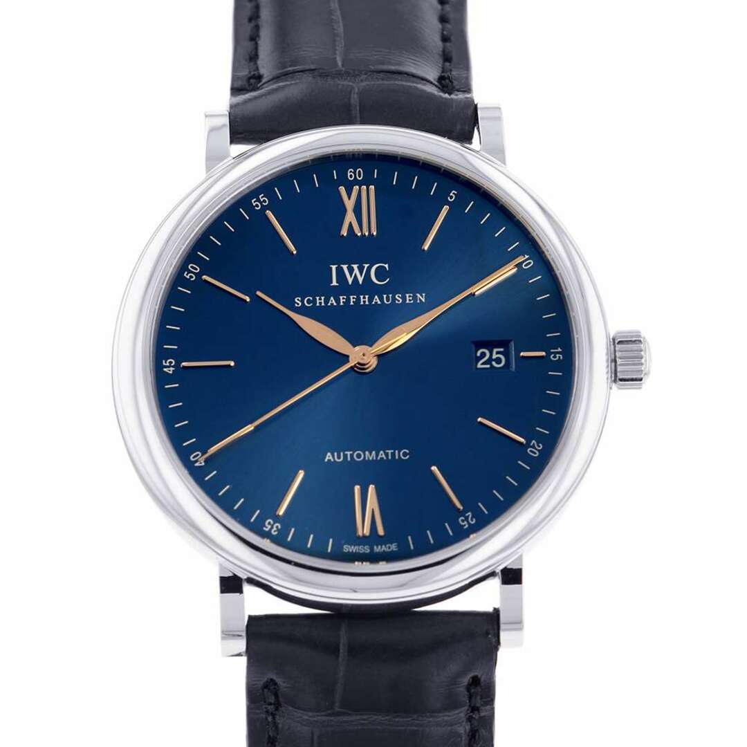 IWC(インターナショナルウォッチカンパニー)のIWC ポートフィノ オートマティック IW356523 腕時計 ブルー文字盤 メンズの時計(腕時計(アナログ))の商品写真