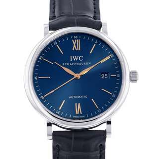 インターナショナルウォッチカンパニー(IWC)のIWC ポートフィノ オートマティック IW356523 腕時計 ブルー文字盤(腕時計(アナログ))