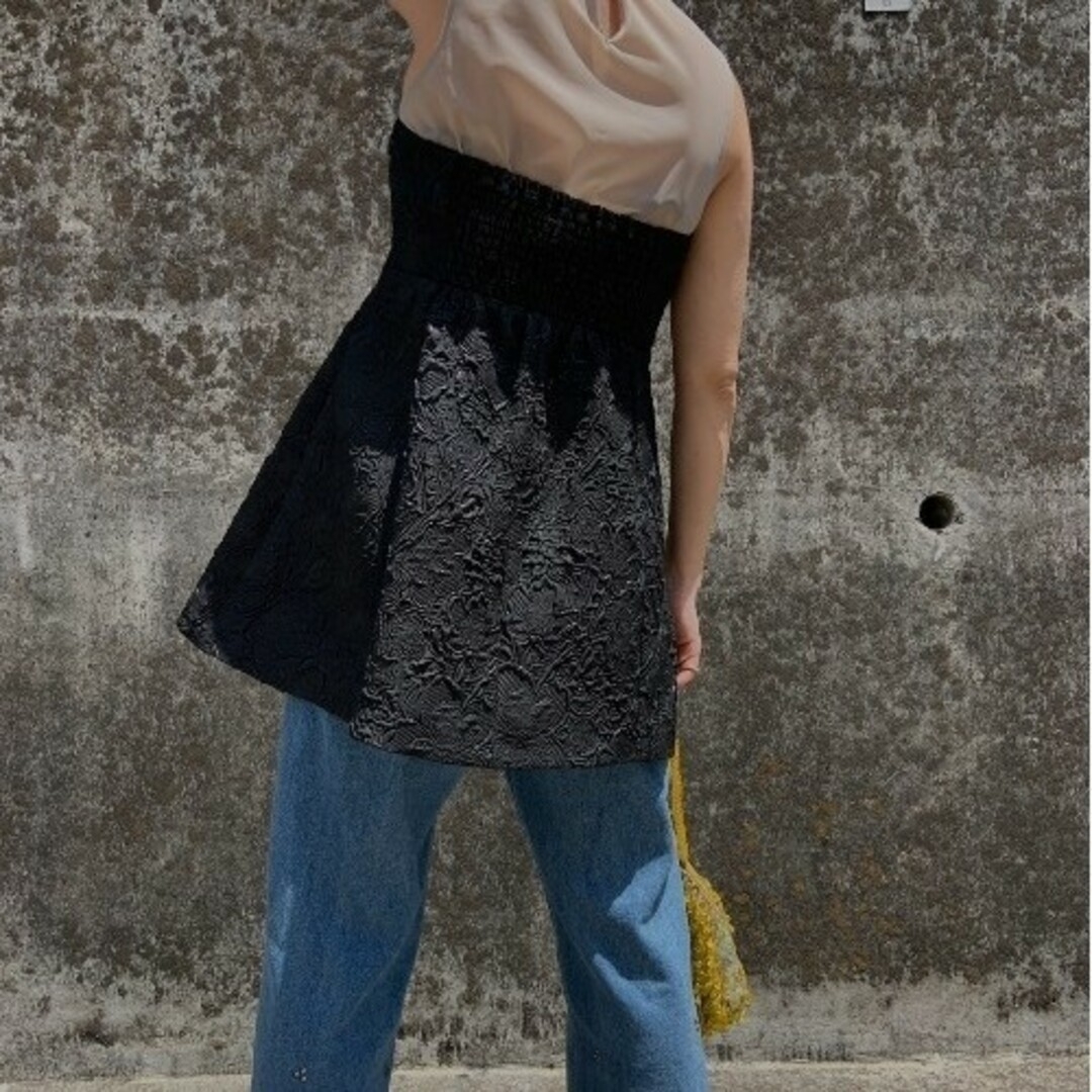 Ameri VINTAGE - AmeriVINTAGE MEDI 2WAY JACQUARD BARE TOPの通販 by