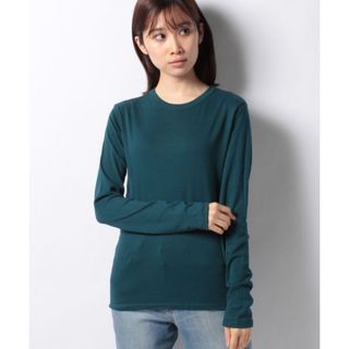 プチバトー(PETIT BATEAU)の【プチバトー】クルーネック長袖Tシャツ　レディース(Tシャツ/カットソー(七分/長袖))