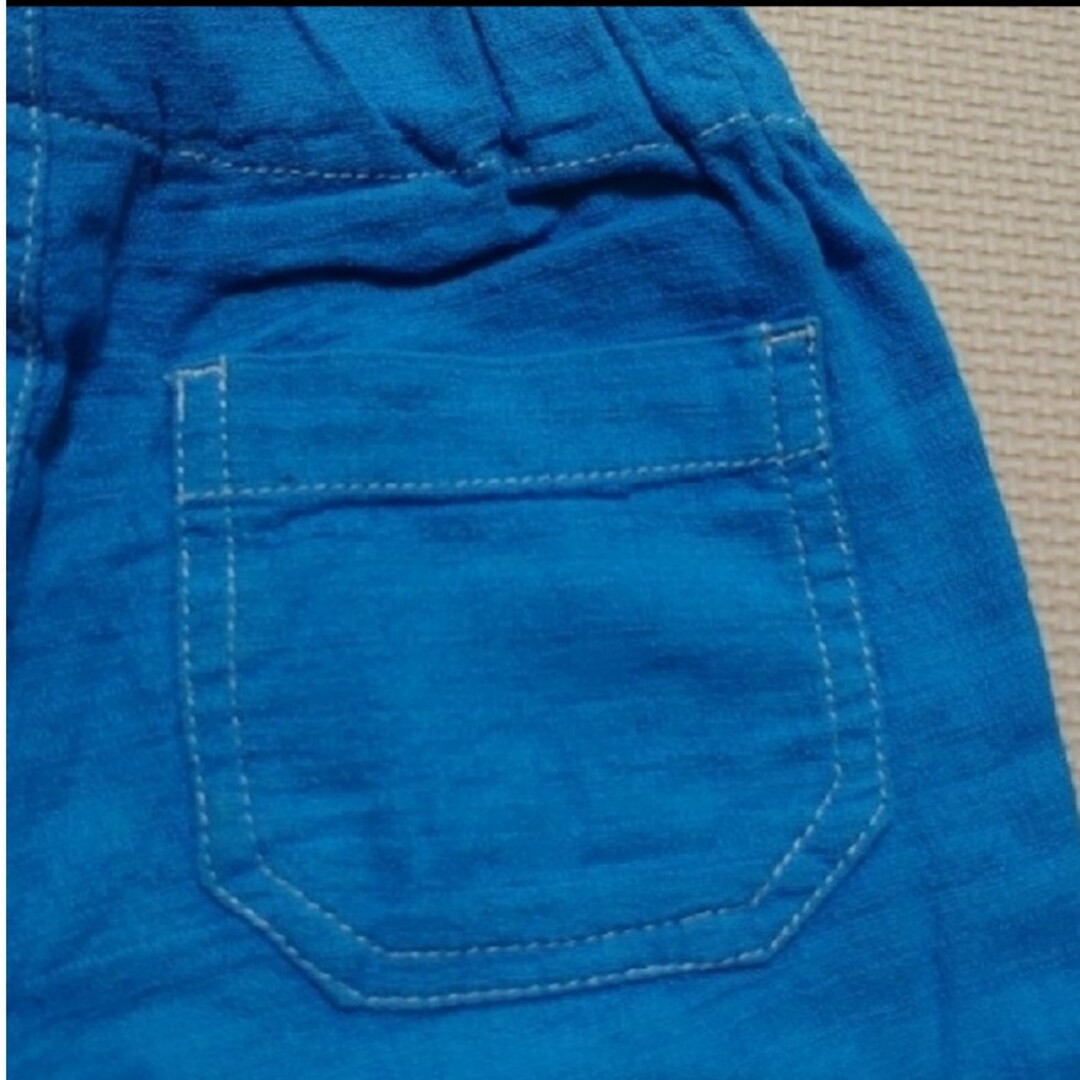 ☻爽やかブルーのショーパン☻ キッズ/ベビー/マタニティのベビー服(~85cm)(パンツ)の商品写真