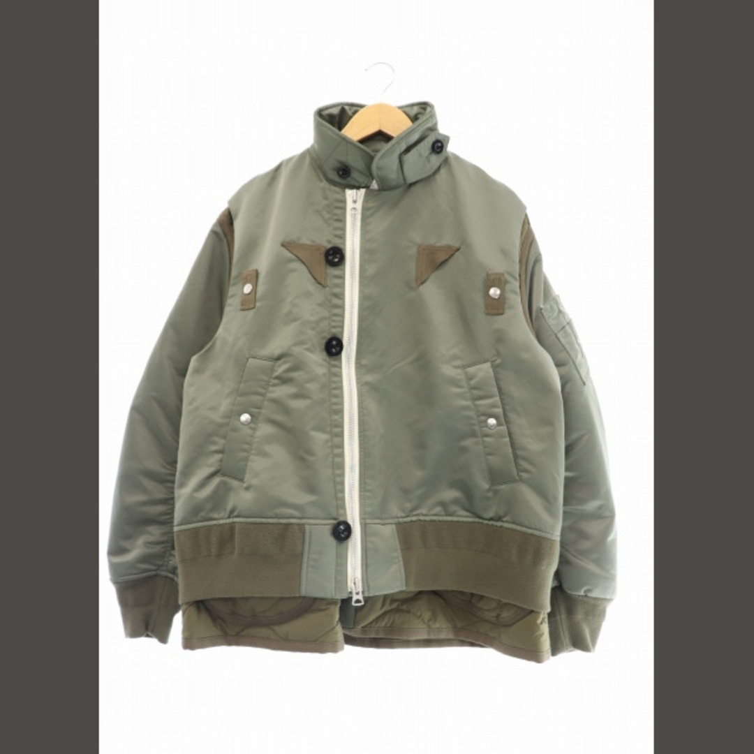 サカイ sacai 22AW Nylon Twill Mix Blouson 2