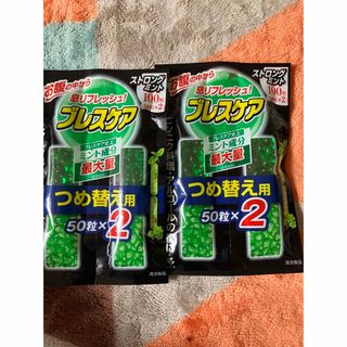 コバヤシセイヤク(小林製薬)の水で飲む息清涼カプセル ブレスケア　ストロングミント 詰め替え用 (口臭防止/エチケット用品)