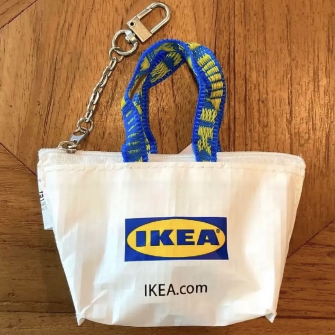 IKEA(イケア)のIKEA  クノーリグ  Sホワイト＆Ｓイエロー  ミニバッグ  各1個 レディースのファッション小物(ポーチ)の商品写真