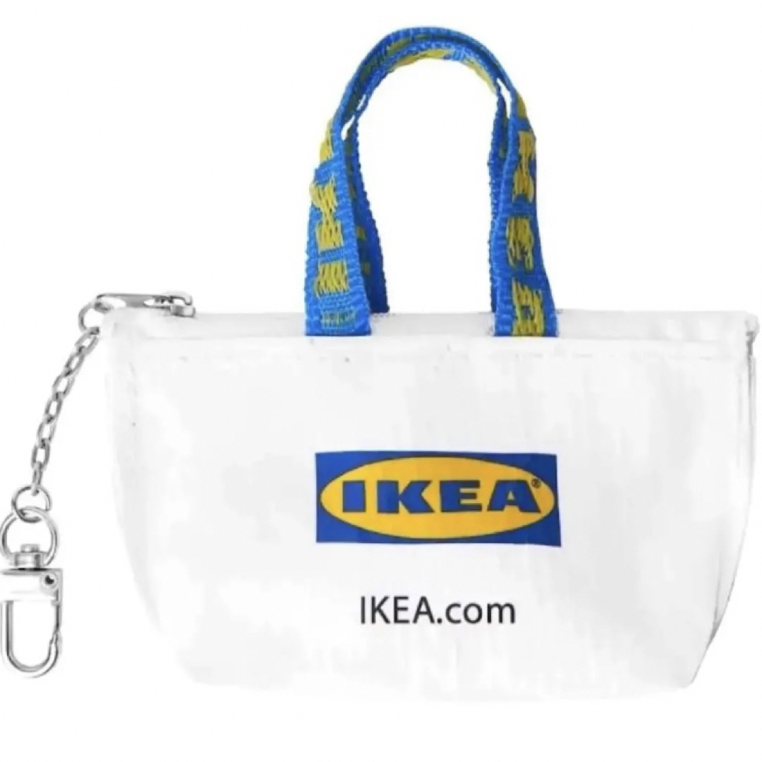 IKEA(イケア)のIKEA  クノーリグ  Sホワイト＆Ｓイエロー  ミニバッグ  各1個 レディースのファッション小物(ポーチ)の商品写真
