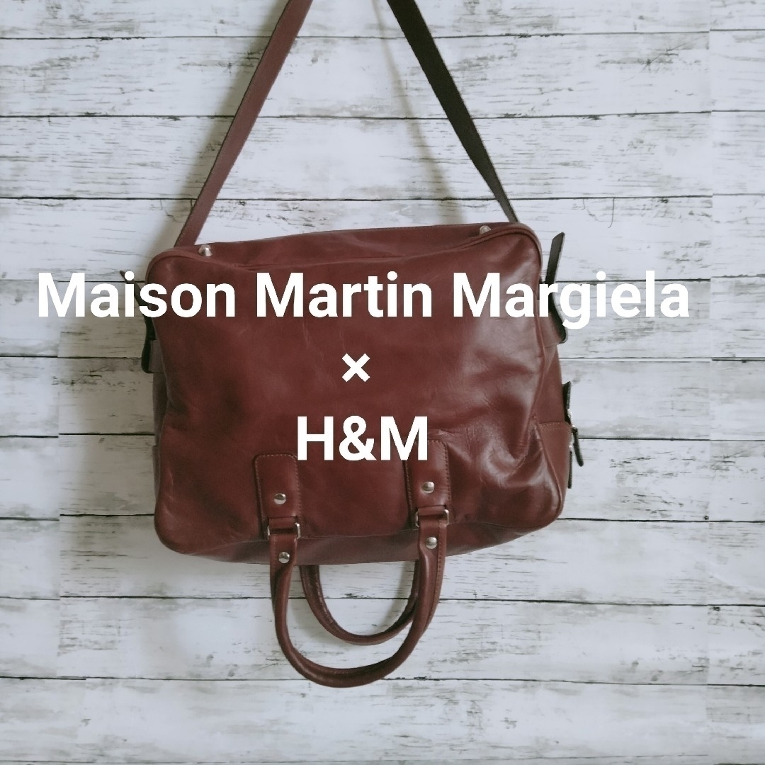 Maison Martin Margiela×H&M逆さレザーショルダーバッグ