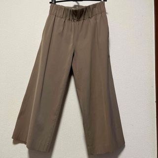 セオリーリュクス(Theory luxe)のTheory luxe　ワイドパンツ　size40 グレージュ(カジュアルパンツ)