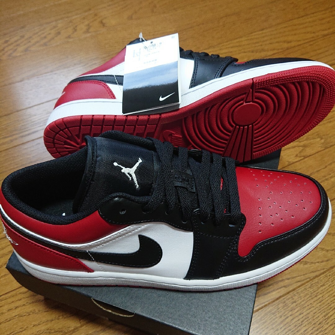 Jordan Brand（NIKE）(ジョーダン)のNIKE AIR JORDAN 1 LOW  27.5cm ブレッドトゥ メンズの靴/シューズ(スニーカー)の商品写真