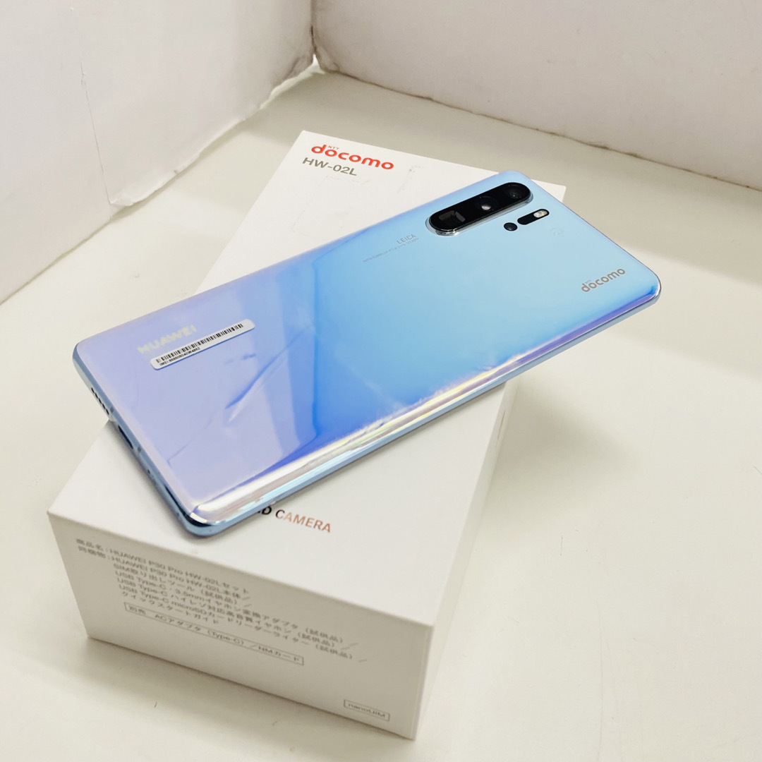 SIMロック解除 ドコモ HUAWEI P30 PRO ブラック HW-02L 3