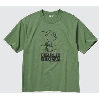 ユニクロ(UNIQLO)のレトロピーナッツUT Green チャーリーブラウン(Tシャツ/カットソー(半袖/袖なし))