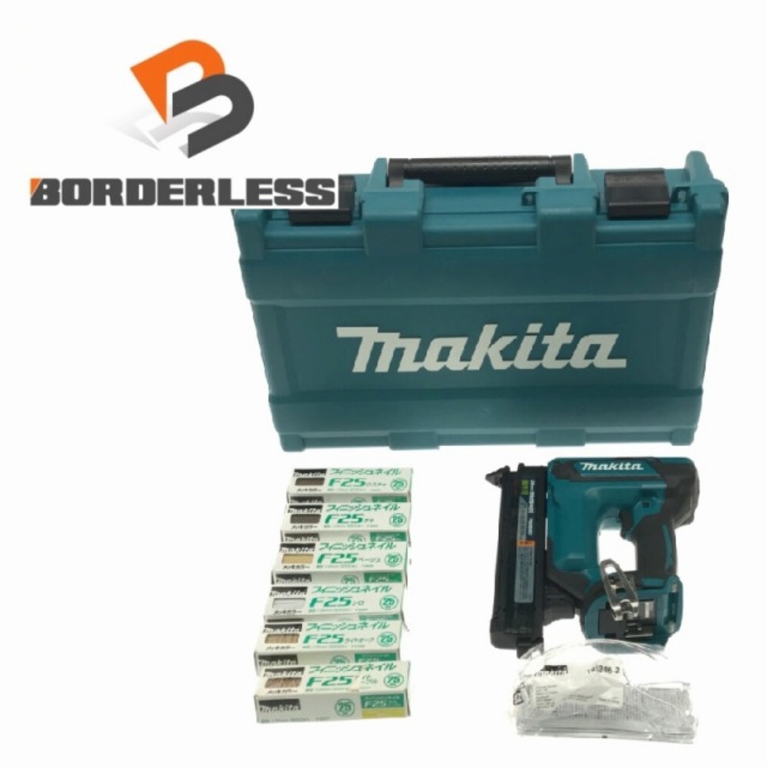 ☆美品☆makita マキタ 18V 35mm 充電式面木釘打機 FN350DZK 本体＋ケース付 コードレス フィニッシュネイラ 仕上釘打機 73282