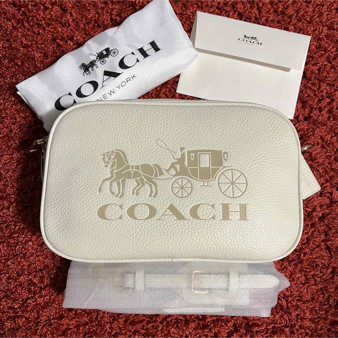 COACH(コーチ)のコーチ COACH バッグ ショルダーバッグ F75818 ホワイト  レディースのバッグ(ショルダーバッグ)の商品写真
