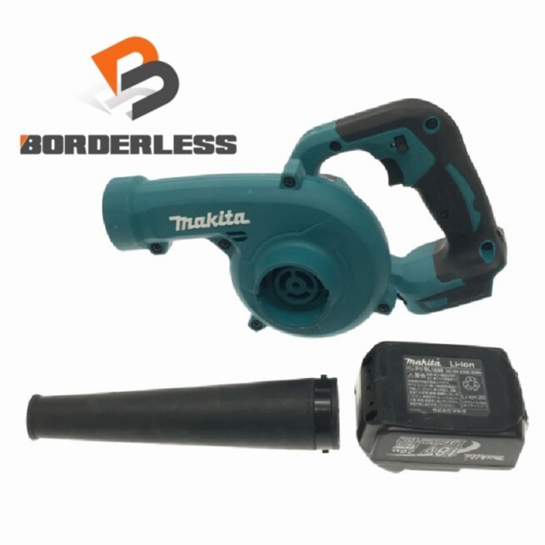 ☆美品☆makita マキタ 18充電式ブロワ UB185D バッテリー(18V 3.0Ah) 付き 電動工具 掃除 ブロアー 73362工具