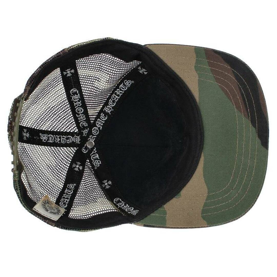 クロムハーツ TRUCKER CAP/トラッカーキャップ FOTIカモ柄クロスボール付メッシュ帽子  メンズ ONE SIZE