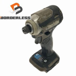 マキタ(Makita)の☆中古品☆makita マキタ 18V 充電式インパクトドライバ TD171D 茶色/ブラウン 本体のみ 73394(工具)