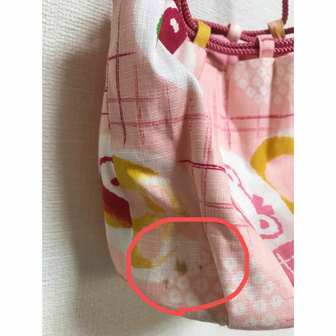 familiar(ファミリア)の☆familiar 110㎝　浴衣⭐︎帯⭐︎巾着袋セット レディースの水着/浴衣(和装小物)の商品写真