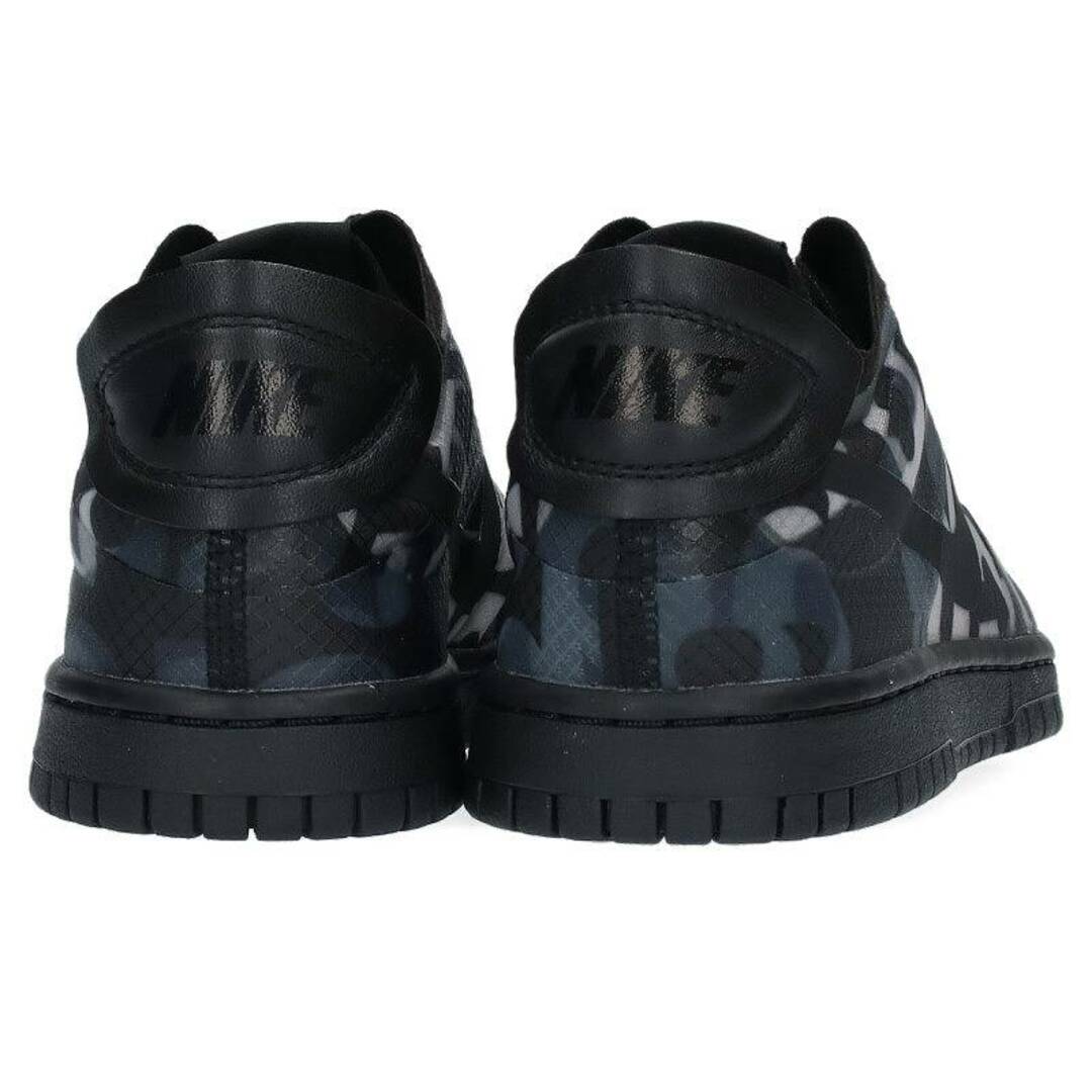 ナイキ ×コムデギャルソン COMME des GARCONS  WMNS DUNK LOW/CDG CZ2675-001 ダンクローモノグラムプリントスニーカー  レディース 24cm