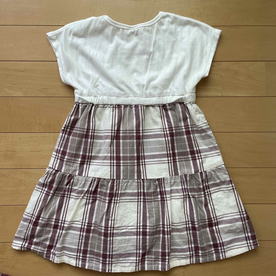 SM2(サマンサモスモス)のSM2 チェックワンピース キッズ/ベビー/マタニティのキッズ服女の子用(90cm~)(ワンピース)の商品写真