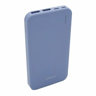 モバイルバッテリー　cheero Bloom 10000mAh　ブルー(新品)(その他)