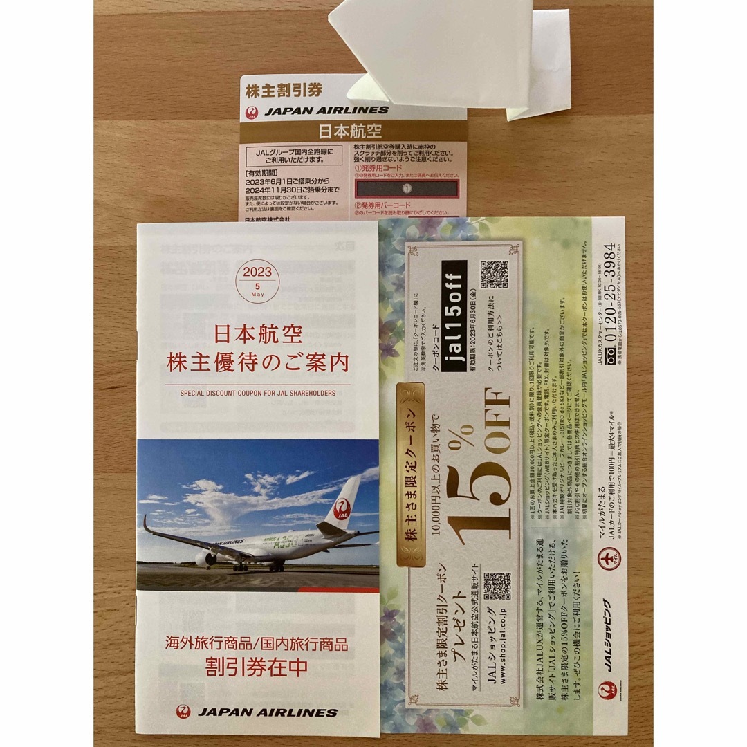 JAL 日本航空　株主優待券　1枚 チケットの優待券/割引券(その他)の商品写真