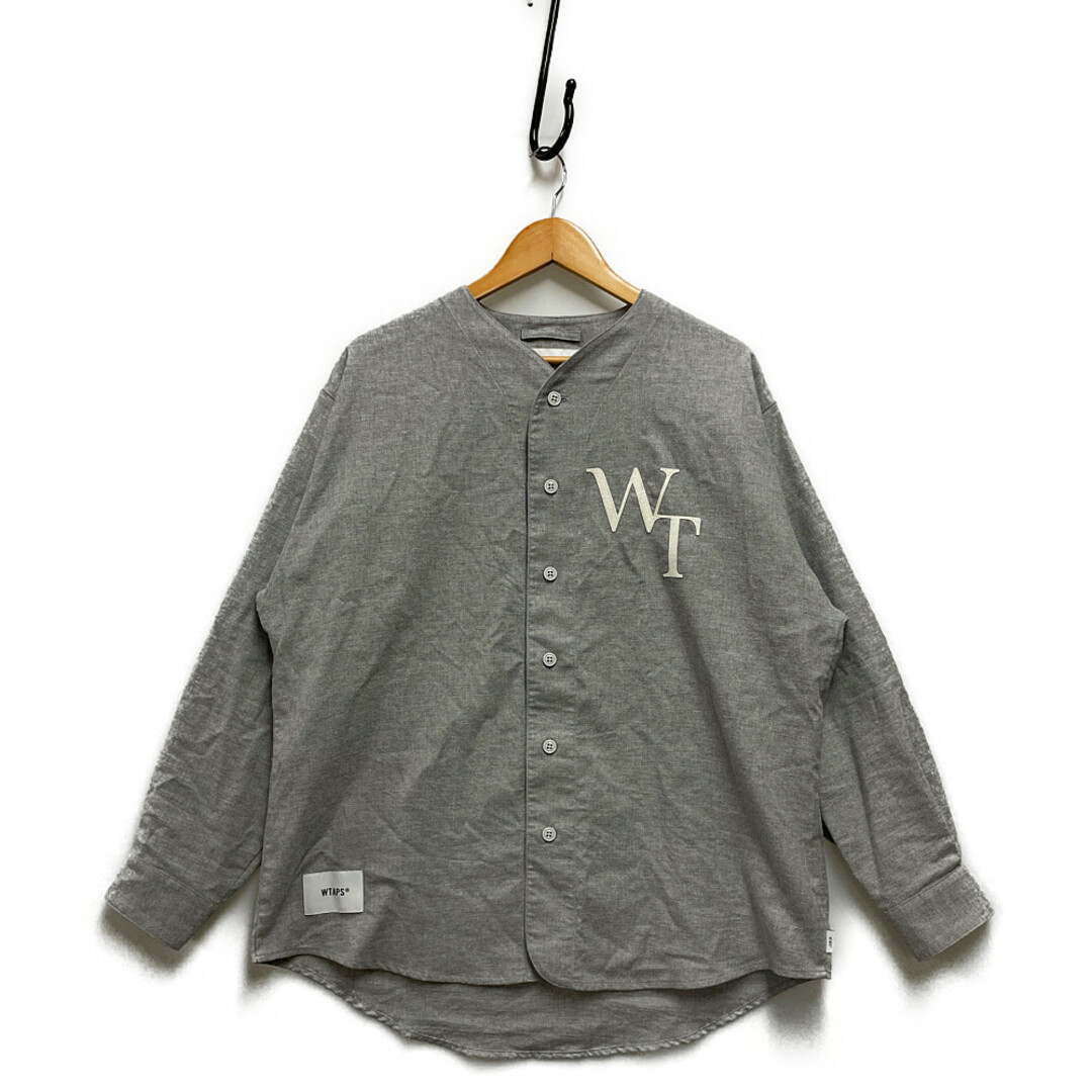 送料込 21AW wtaps ベースボールシャツ オリーブ