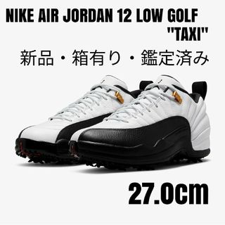 ジョーダン(Jordan Brand（NIKE）)のNIKEナイキ AIR JORDAN12 LOW GOLF TAXI 27.0②(シューズ)