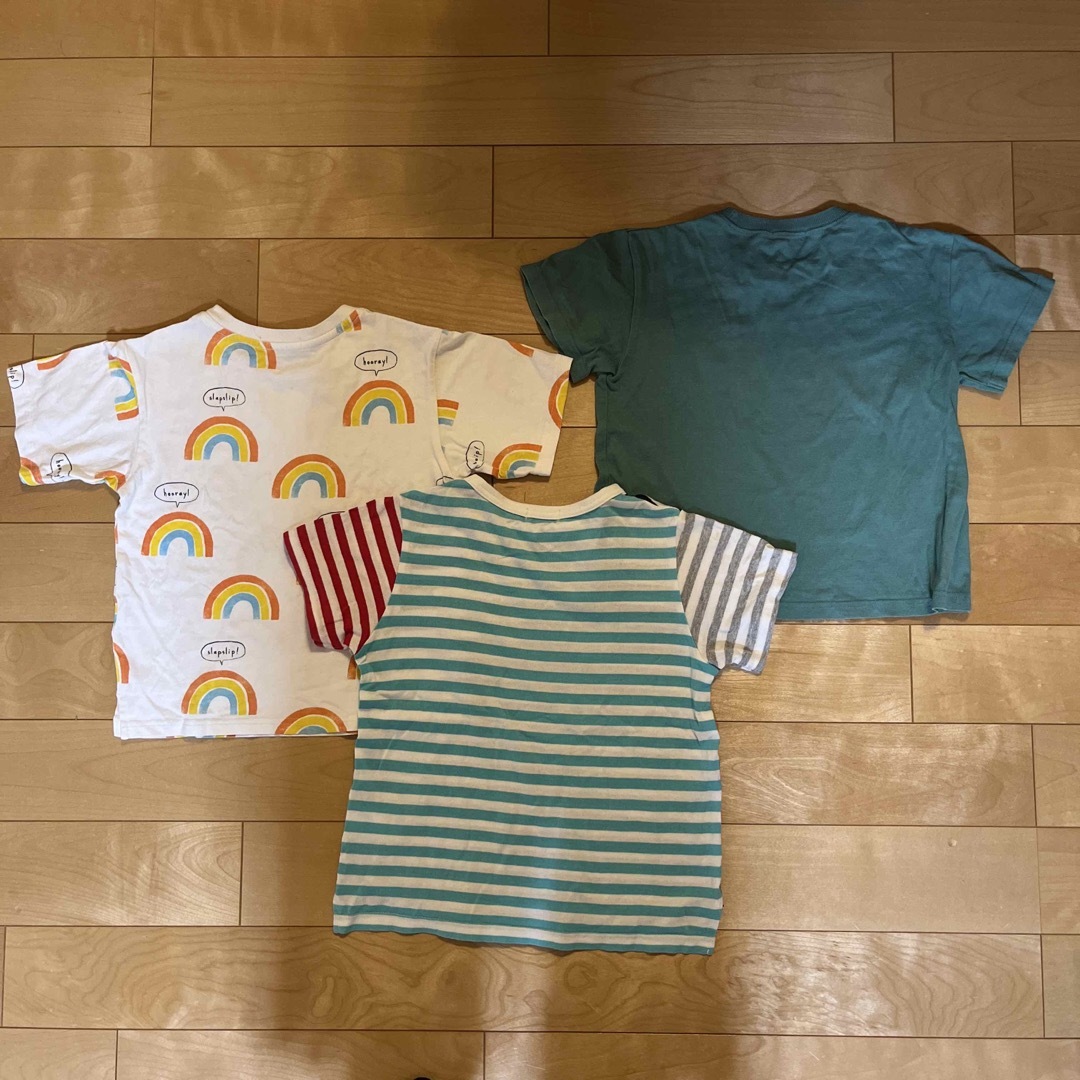 BeBe(ベベ)のSLAP SLIP  130 Tシャツ　3枚 キッズ/ベビー/マタニティのキッズ服男の子用(90cm~)(Tシャツ/カットソー)の商品写真