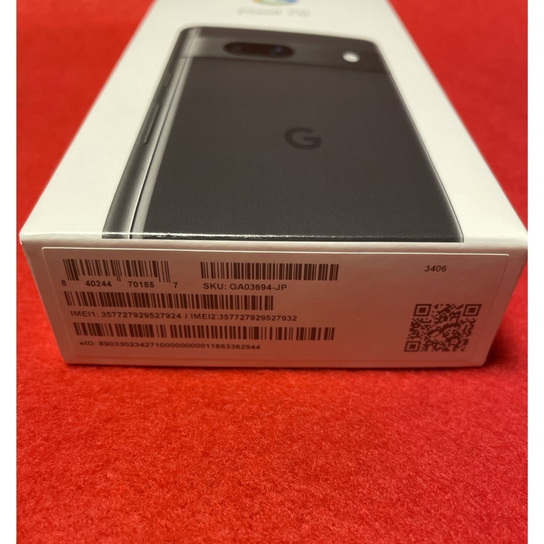 Google Pixel - 新品 未使用 google pixel7a 128GB チャコールの通販