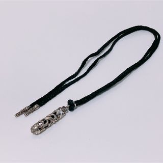 クロムハーツ(Chrome Hearts)のクロムハーツ ローラー ペンダント ネックレス レザーブレード 925 シルバー(ネックレス)