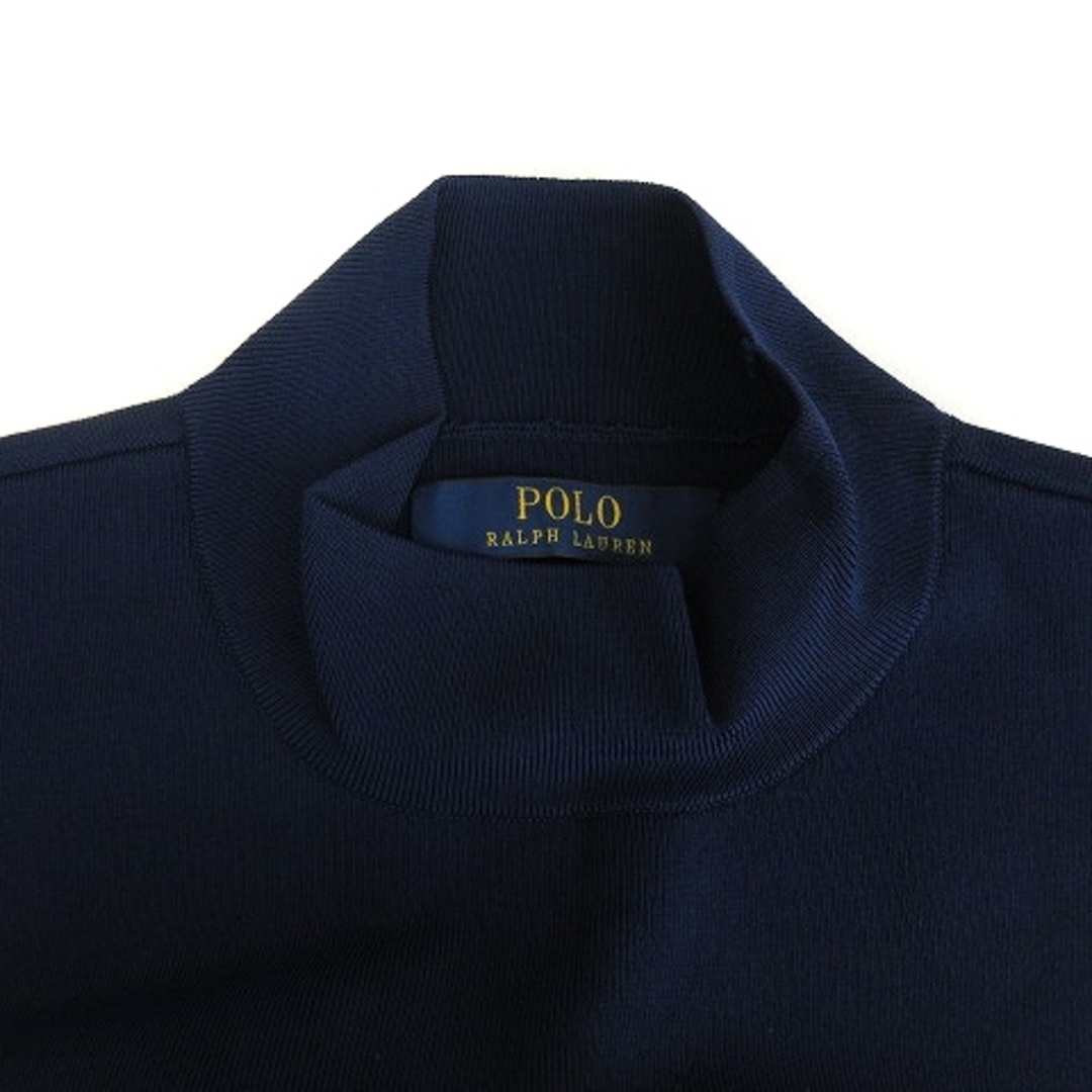 POLO RALPH LAUREN(ポロラルフローレン)のポロ ラルフローレン ノースリーブワンピース モックネック ネイビー XS レディースのワンピース(ひざ丈ワンピース)の商品写真